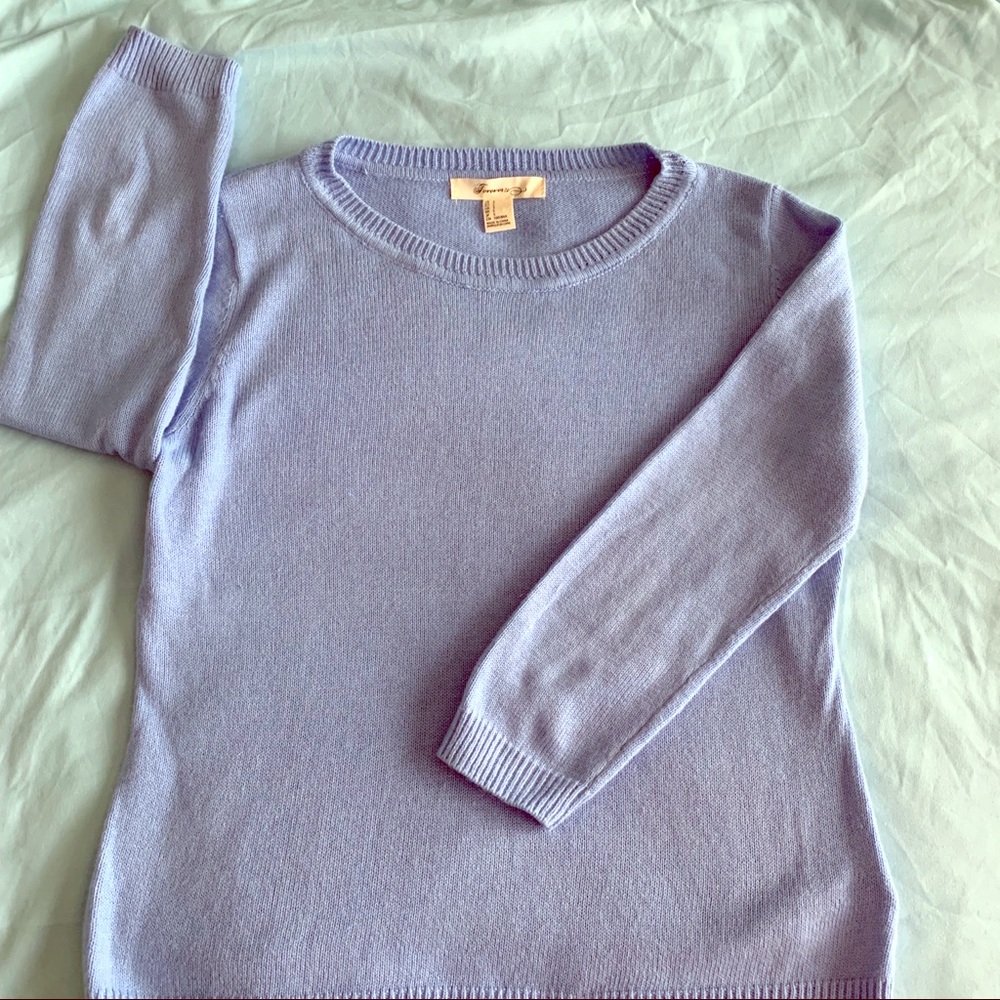 Powder blue sweater